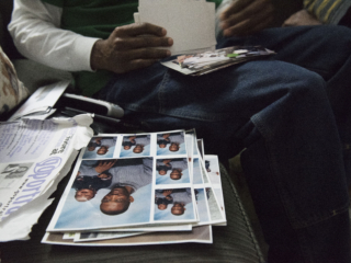 Father and son portraits, a yearly staple for the family.